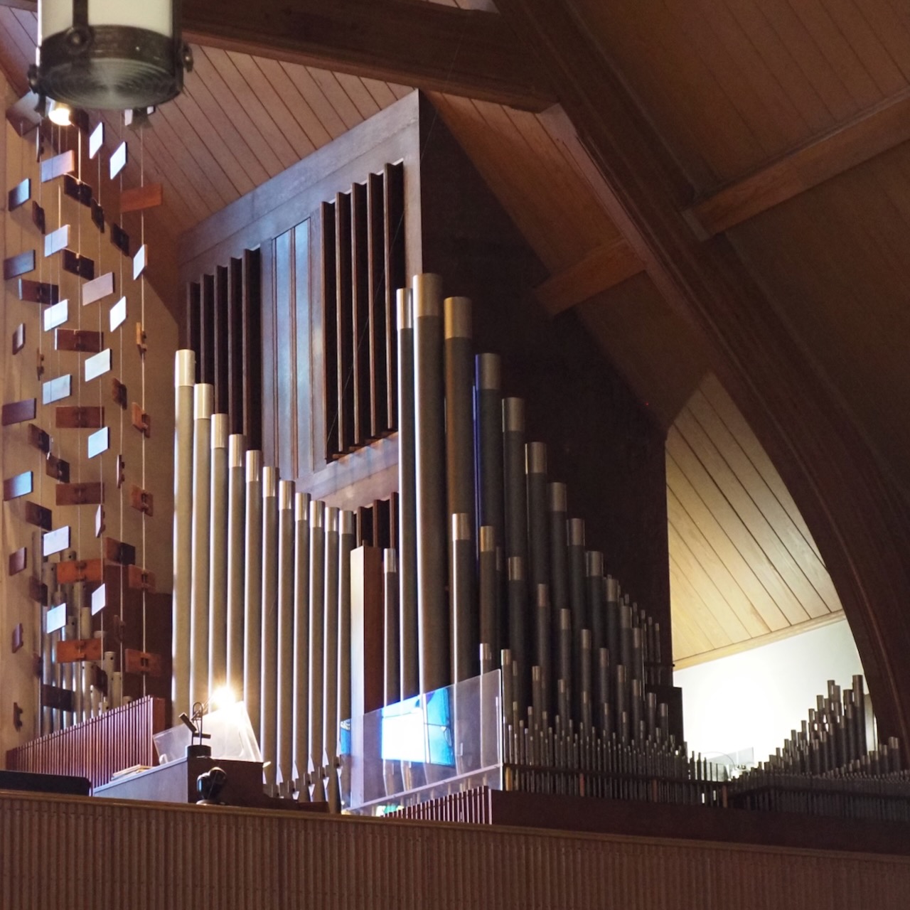 View of instrument from nave