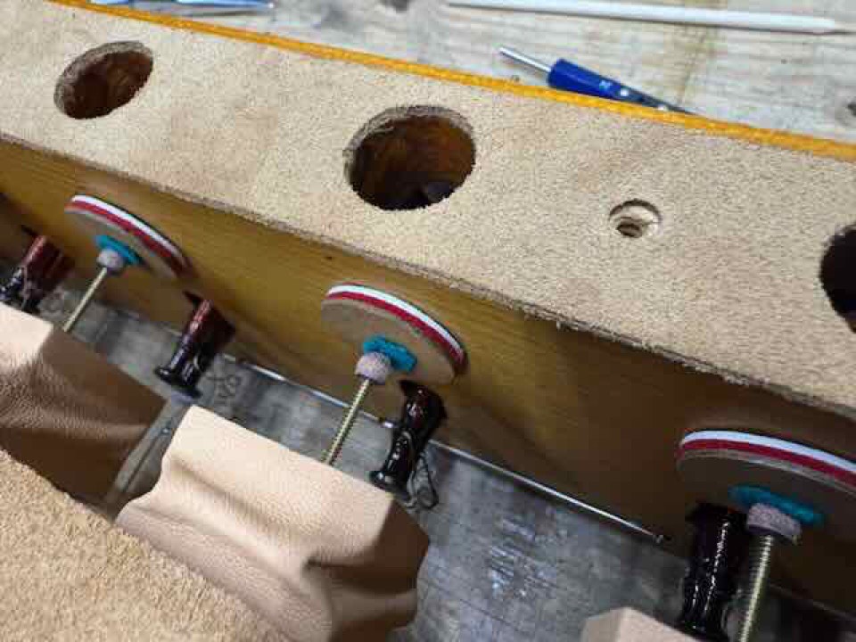 Part of assembly of restored parts